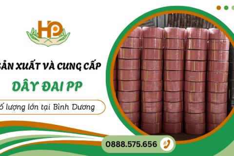 Hạnh Phúc Packing - Sản xuất và cung cấp số lượng lớn dây đai PP tại Bình Dương