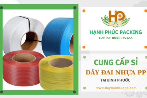Hạnh Phúc Packing cung cấp sỉ dây đai nhựa PP tại Bình Phước