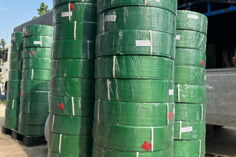 Dây đai PET đóng gạch, ngói