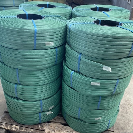 Dây Đai Nhựa PP Bấm Bọ Sắt Tay Màu Xanh
