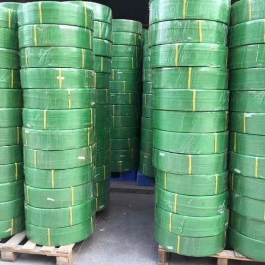 Cuộn dây đai PET xanh lá