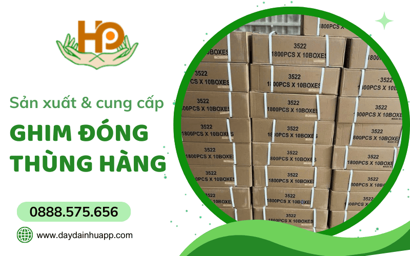 ghim đóng thùng hàng