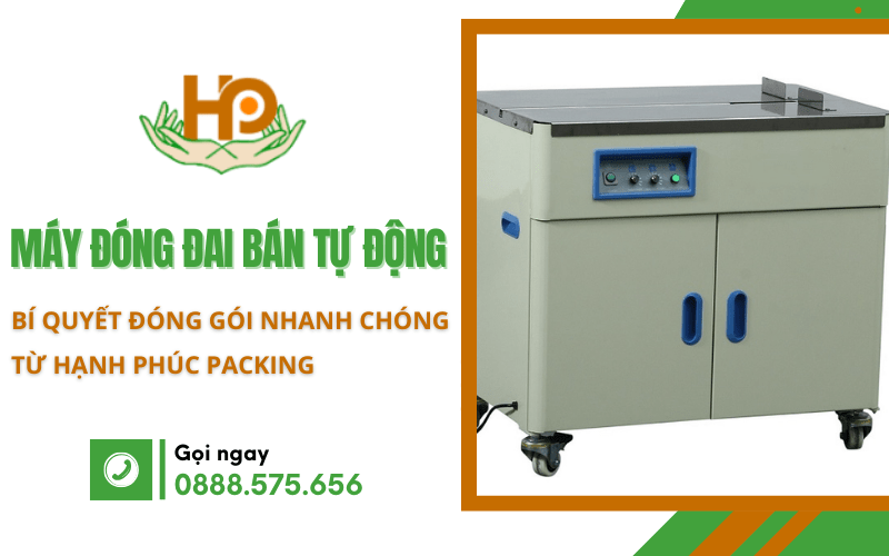 Máy đóng đai bán tự động
