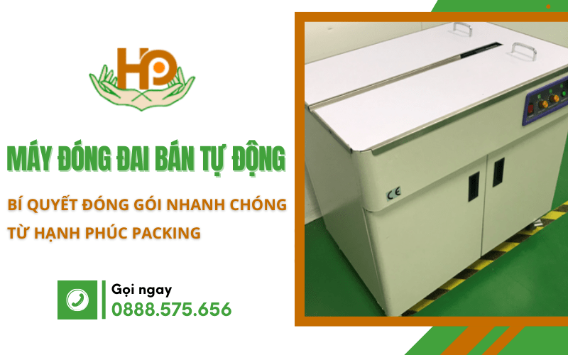 Máy đóng đai bán tự động